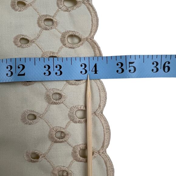 Vintage One Springmaid Standard Pillow Case Wondercale Floral Eyelet Ribbon - Picture 8 of 10